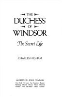 The Duchess of Windsor :  the secret life's cover